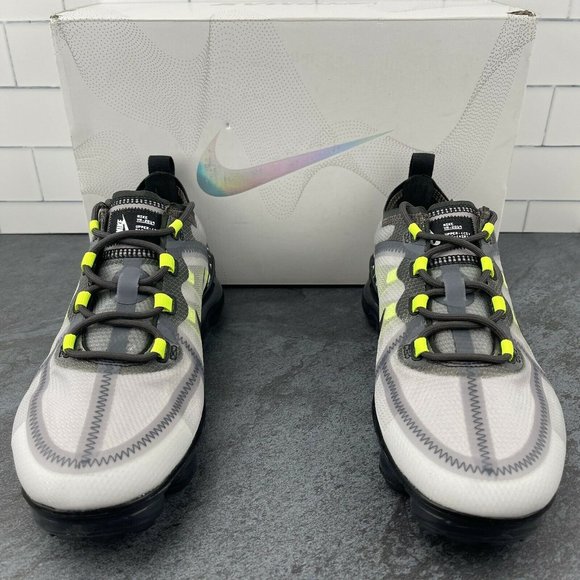 Nike Air Vapormax 2019 Mens 7 Running Shoes Atmosphere Grey Black Womens 8.5 - Picture 9 of 12
